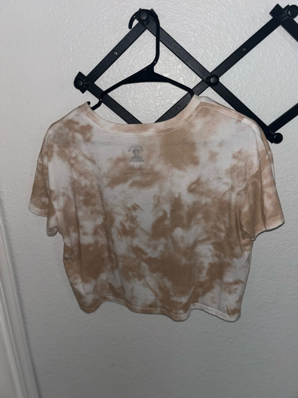 Jimi Hendrix Tie Dye Crop Top Band Tee Graphic Shirt Y2K Grunge Size M - Picture 4 of 4